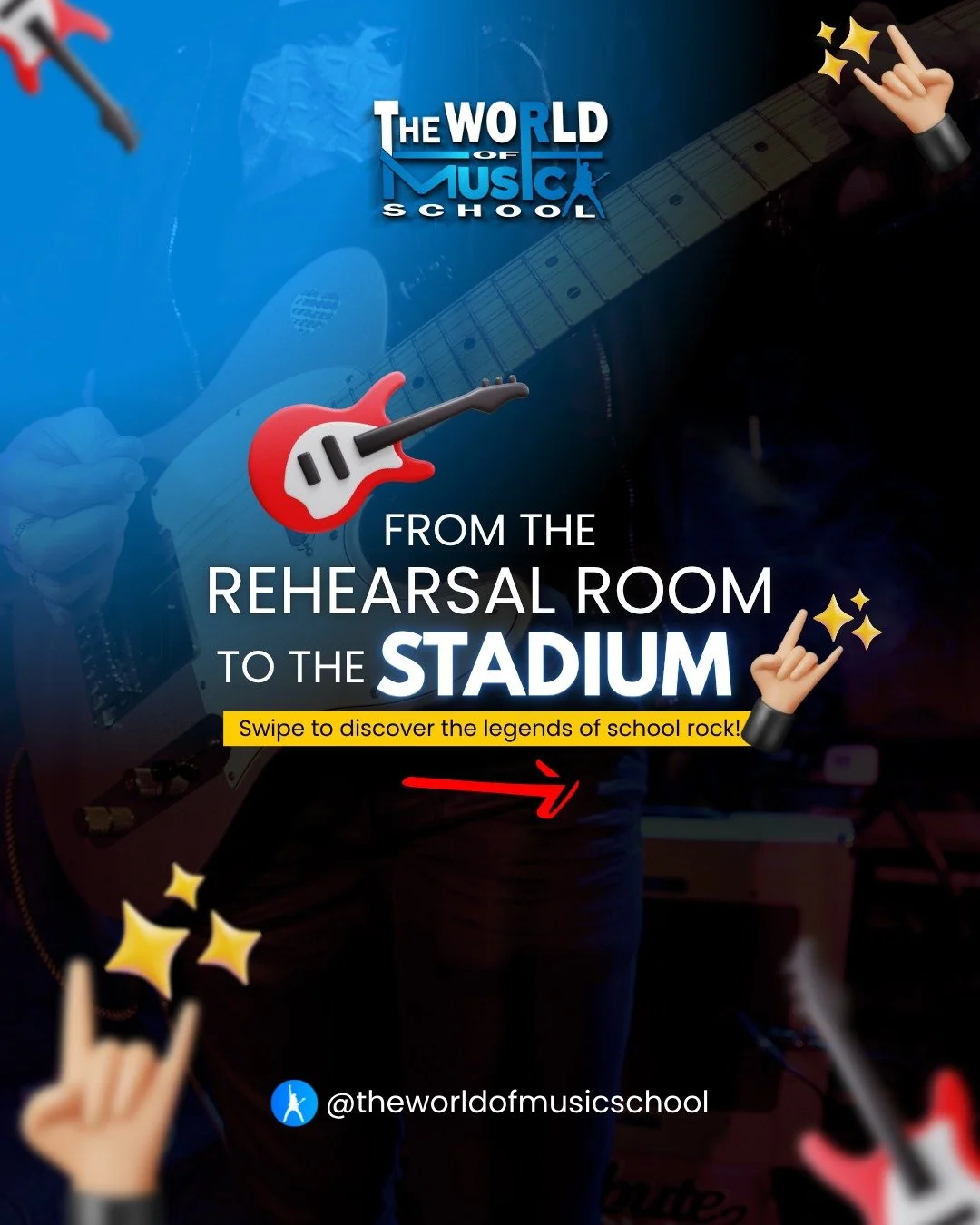 🎸 From the Rehearsal Room to the Stadium! 🎤

Did you know that some of the biggest bands in history started out just like you &mdash; in school music rooms and after-class jam sessions?

📍 U2 met through a school bulletin board post.
🎶 Green Day 