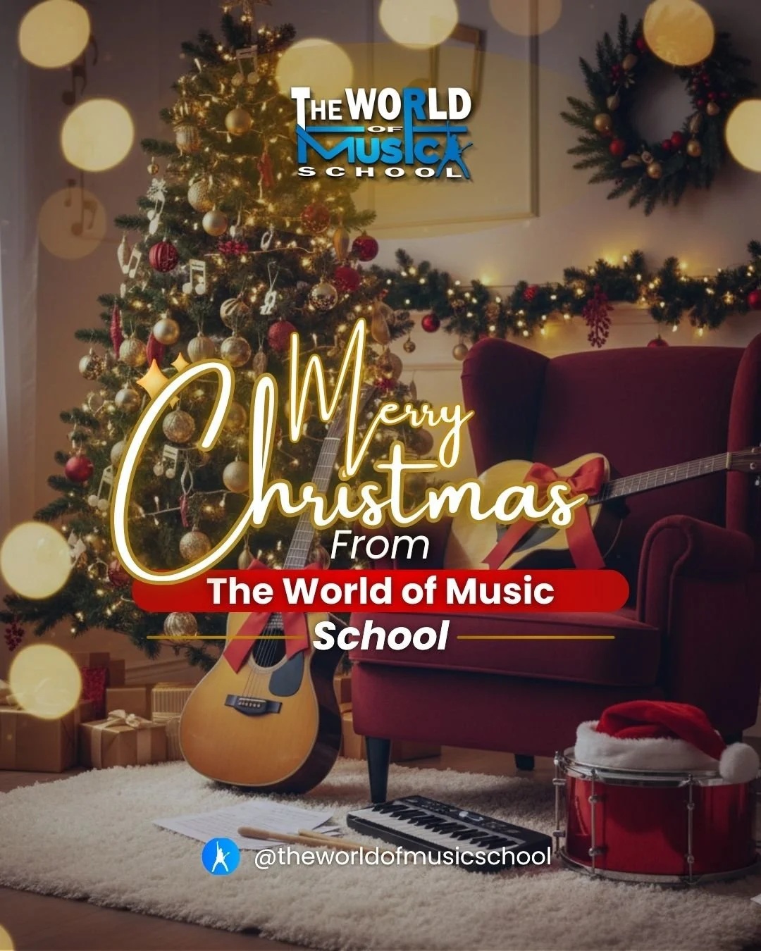 🎄✨ MERRY CHRISTMAS TO OUR AMAZING MUSIC COMMUNITY! ✨🎄

Today, the guitars are resting, the microphones are taking a pause, and the drumsticks are still &mdash; making space for the most important sound of all: laughter, love, and joy shared with fa