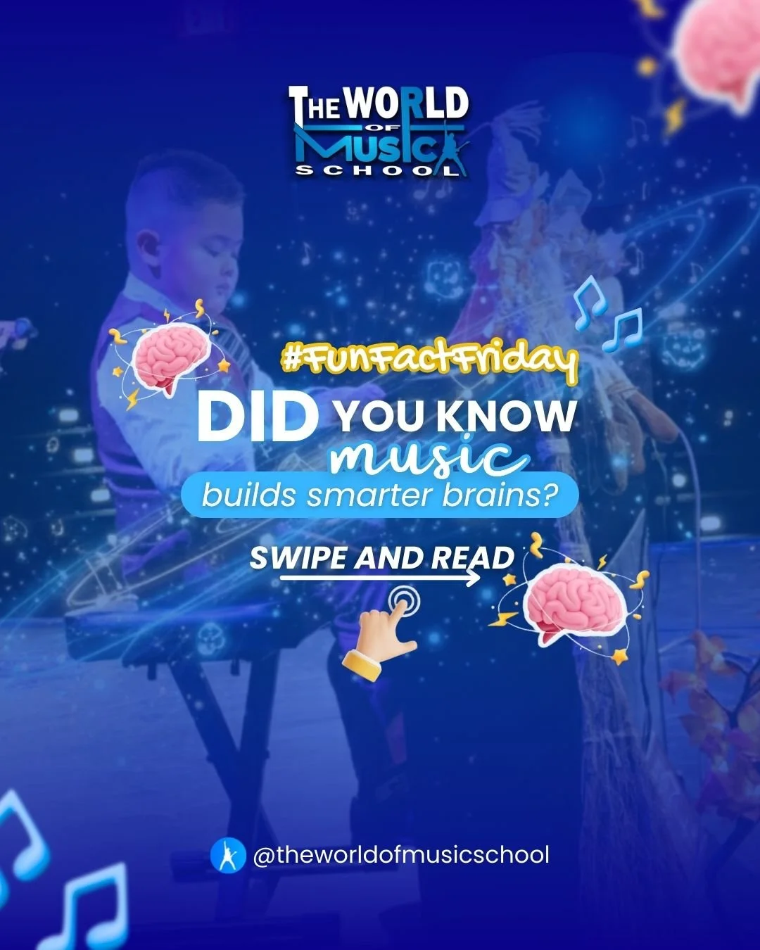 🧠✨ MUSIC IS THE BRAIN&rsquo;S SUPERFOOD! ✨🧠

Did you know that learning music is one of the few activities that activates both hemispheres of the brain at the same time? 🎹🎻 That&rsquo;s why music isn&rsquo;t just an art &mdash; it&rsquo;s a power
