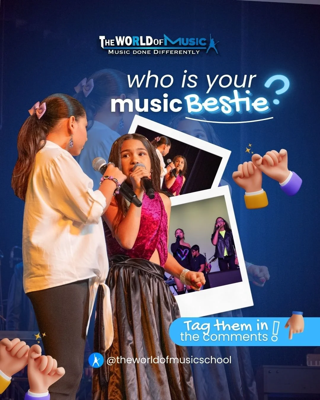 Playing an instrument is amazing, but having someone who laughs with you when you both come in off-beat during rehearsal... that&rsquo;s a whole different league. At The World of Music School, we know that the best memories aren&rsquo;t on the sheet 