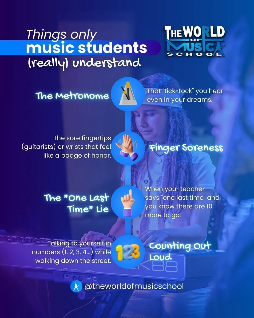 😅🎼 IF YOU HAVEN&rsquo;T HAD A PERSONAL FEUD WITH YOUR METRONOME&hellip; ARE YOU EVEN PRACTICING? 🎼😅

There are certain things you only understand when you spend more time with your instrument than with actual people. At The World of Music School,