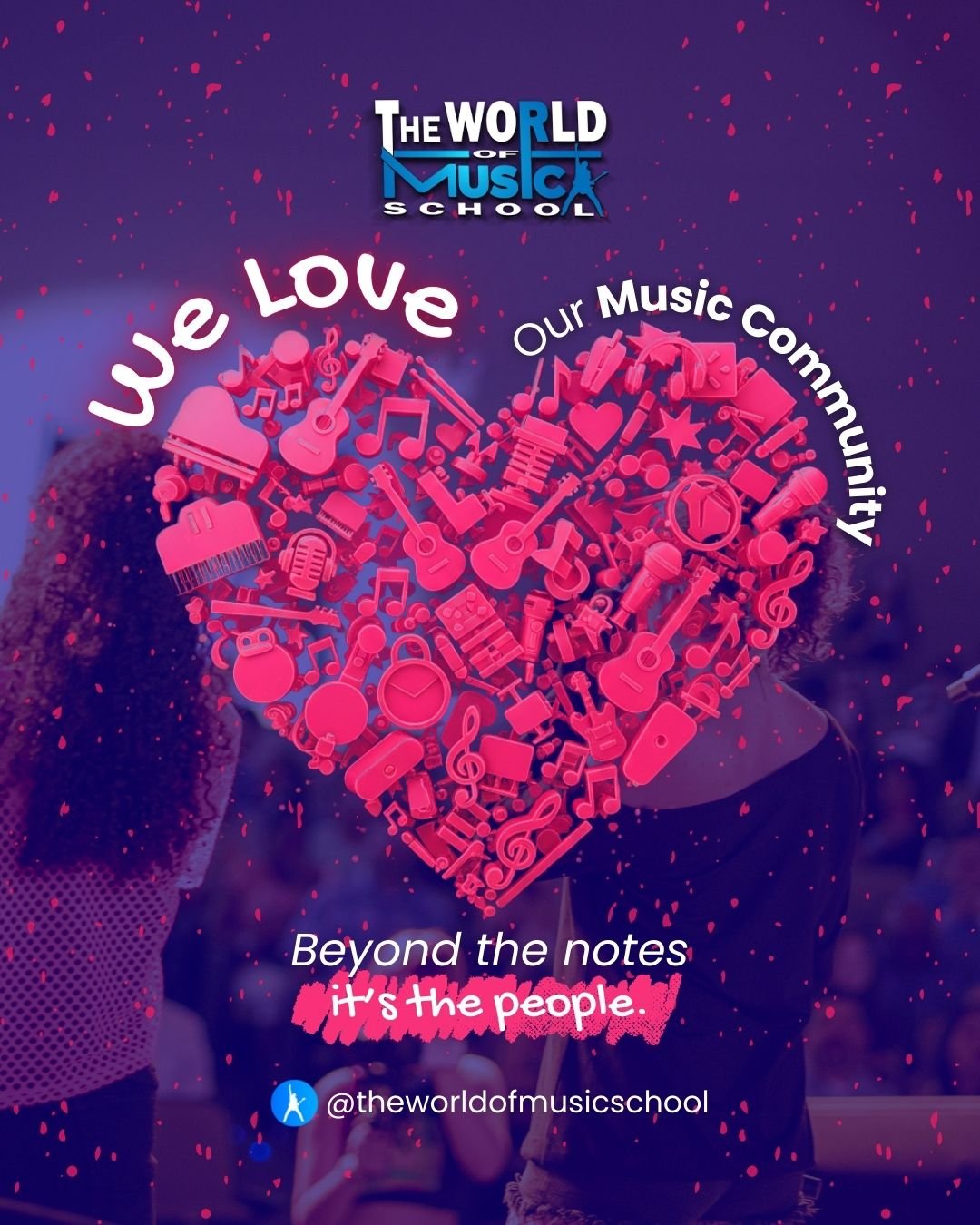 ❤️🎶 Some loves don&rsquo;t need flowers &mdash; just a melody and someone to share it with. 🎶❤️

While the world celebrates Valentine&rsquo;s Day with chocolates and roses, at The World of Music School we celebrate a different kind of love &mdash; 