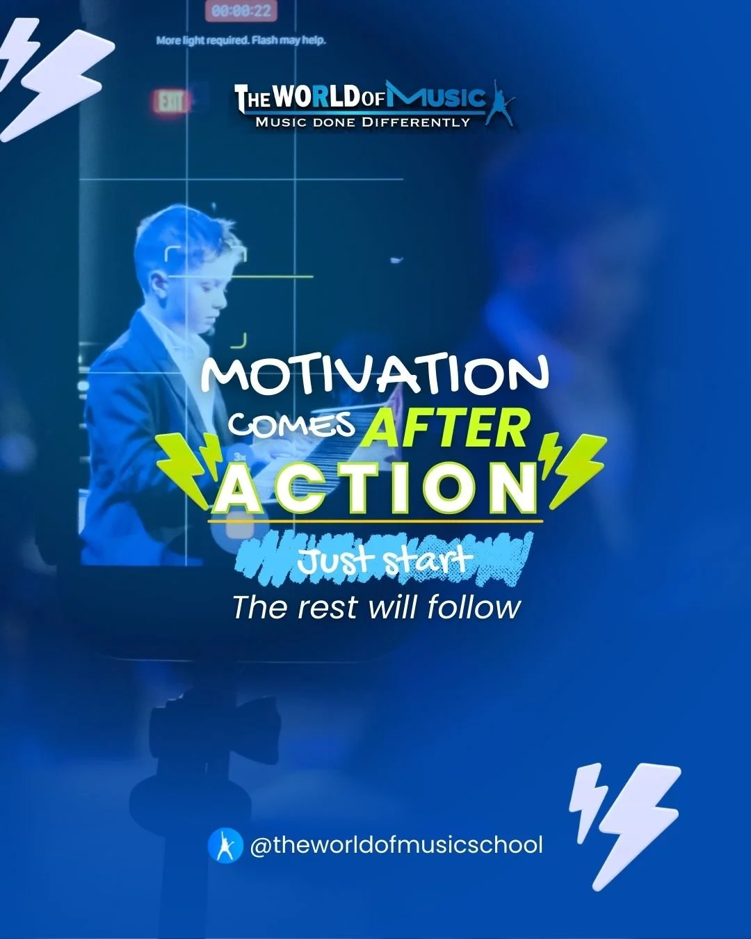 🎸✨ Stop waiting for inspiration. Start playing. ✨🎸

We sometimes sit around waiting for a magical wave of motivation before opening the instrument case. But here&rsquo;s the truth: inspiration rarely shows up first. It usually arrives after your fi