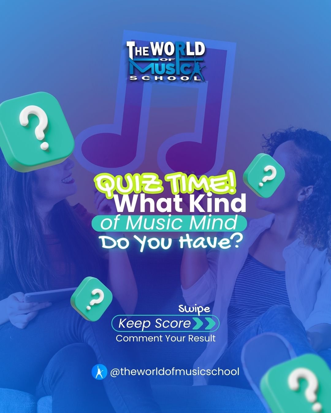 🎶 What kind of music mind do you have? 🎶

Everyone connects with music differently. Some people feel the rhythm first. Others focus on the melody, the performance, or the structure behind every note.

At The World of Music School, we see this every
