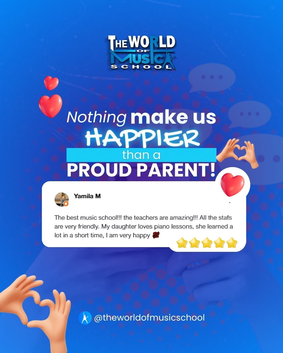 ❤️ There&rsquo;s no better sound than &ldquo;Look what I learned!&rdquo;

That moment after class&hellip;
The excitement.
The pride.
The confidence growing right in front of you.

At The World of Music School, that&rsquo;s what it&rsquo;s all about.
