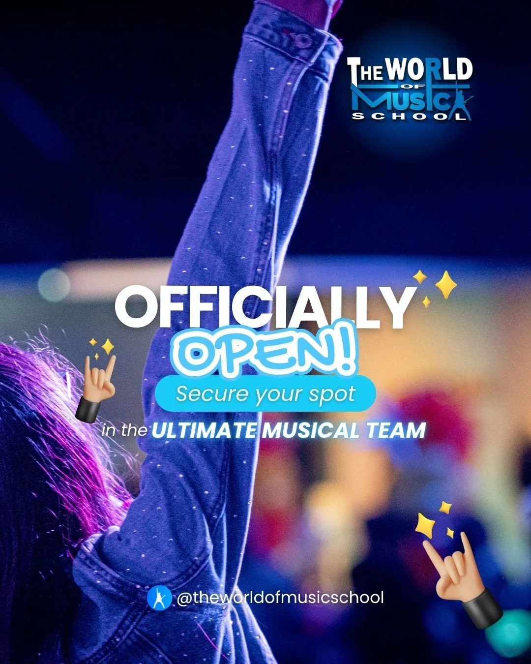 🎸🔥 STOP DREAMING. START ROCKING. THE BAND PROGRAM IS LIVE. 🔥🎸

The wait is over.
Registration for the Band Program at The World of Music School is officially OPEN.

This is where everything changes.

🎶 Practice turns into performance
🎤 Students
