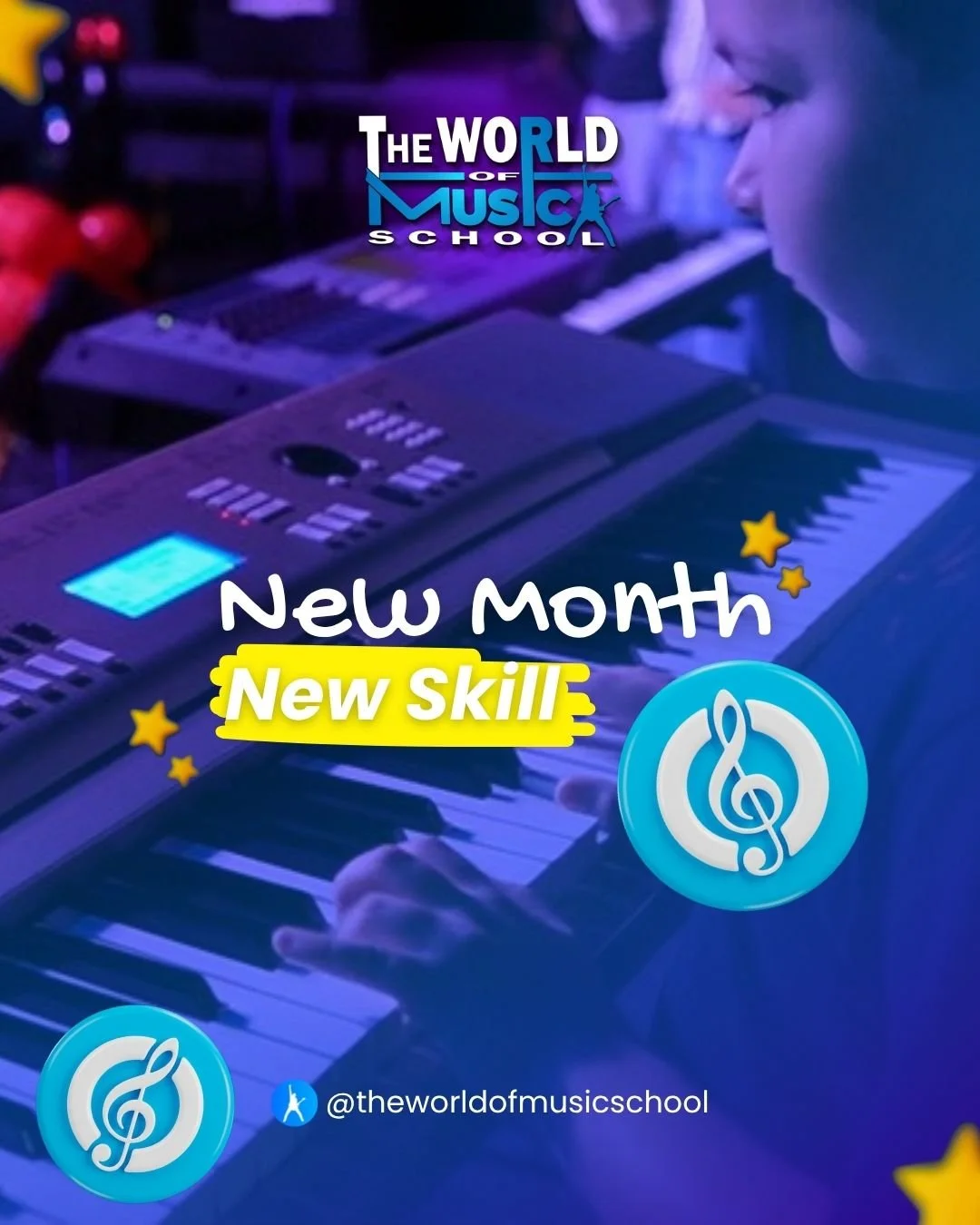 April is your reset button. 🔁✨

A fresh start. A new rhythm. A better version of you.

This is your moment to:
🎹 Finally learn that song you&rsquo;ve been thinking about
🥁 Lock into the beat and feel the groove
🎤 Find your voice and let it be hea