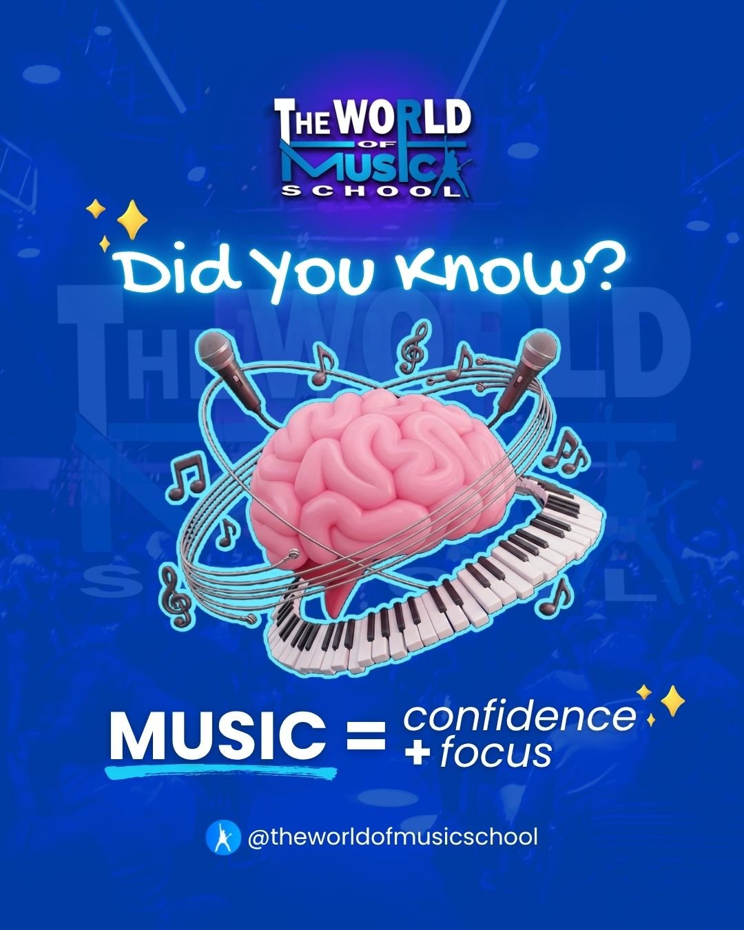 They&rsquo;re not just learning a song&hellip;
They&rsquo;re rewiring their brain. 🧠✨

Every time your child practices, something incredible is happening:
their brain is lighting up like a full-body workout.

🎶 Music activates:
Vision 👀
Hearing 👂