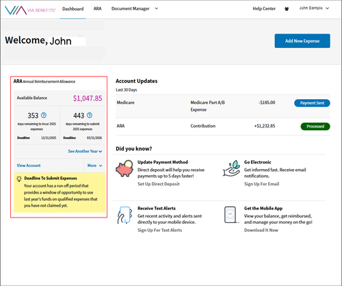 Viewing Your Reimbursement Account Balance — Health Coverage Simplified