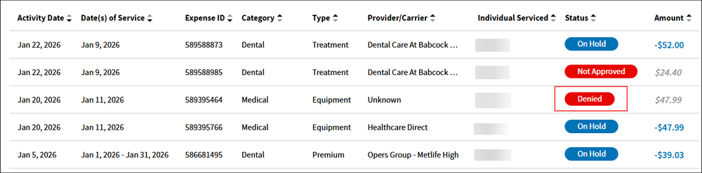 Your Reimbursement Account Statements (EOUEs and EOPs) — Health ...