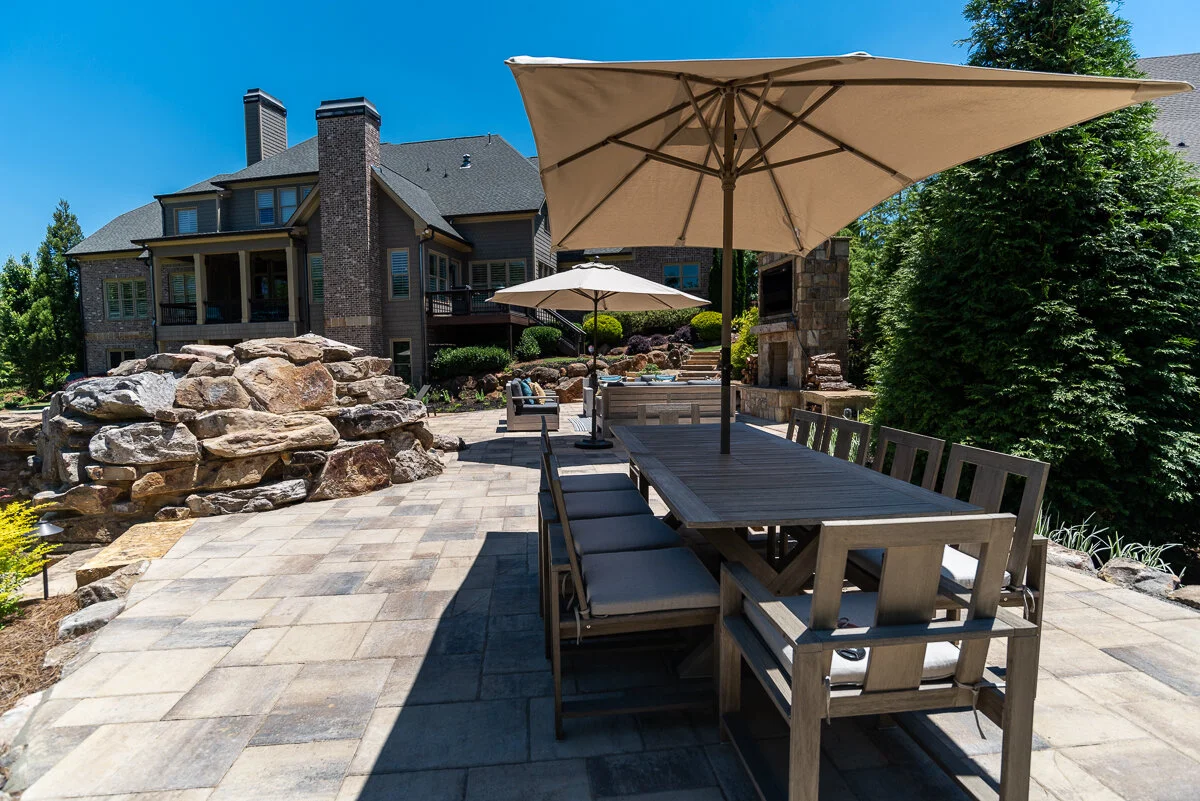 Deluxe Backyard in Marietta, GA — Peach State Pool Service & Builders