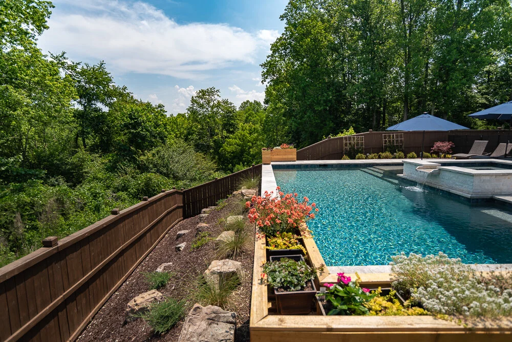 Simple and Bold Pool Design in Roswell, — Peach State Pool