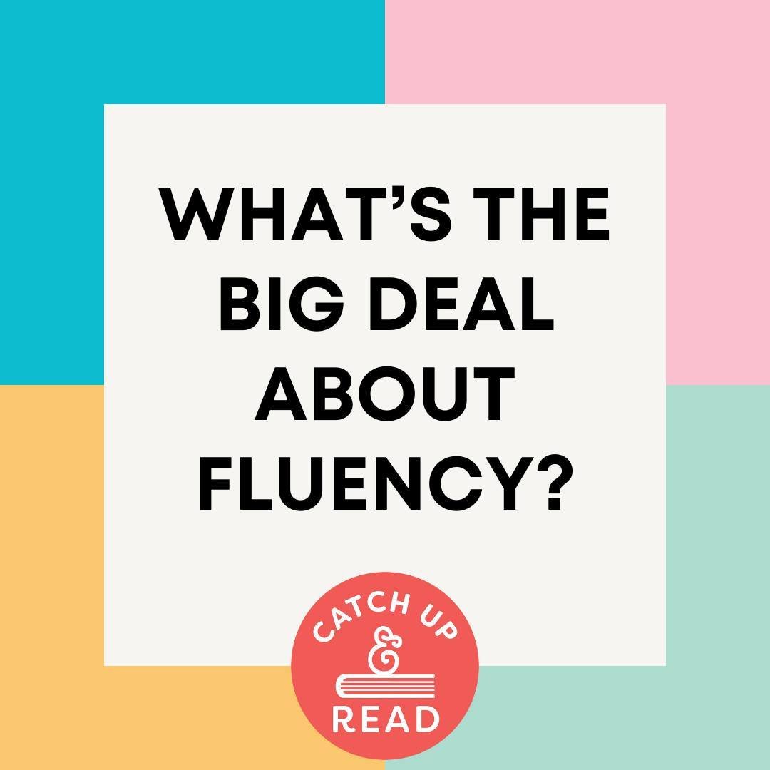 What's the big deal about fluency?? ⁠
⁠
&ldquo;When students are fluent, they recognize words automatically and are able to read for meaning. Reading comprehension is the goal, and fluency provides a bridge between word recognition and comprehension.