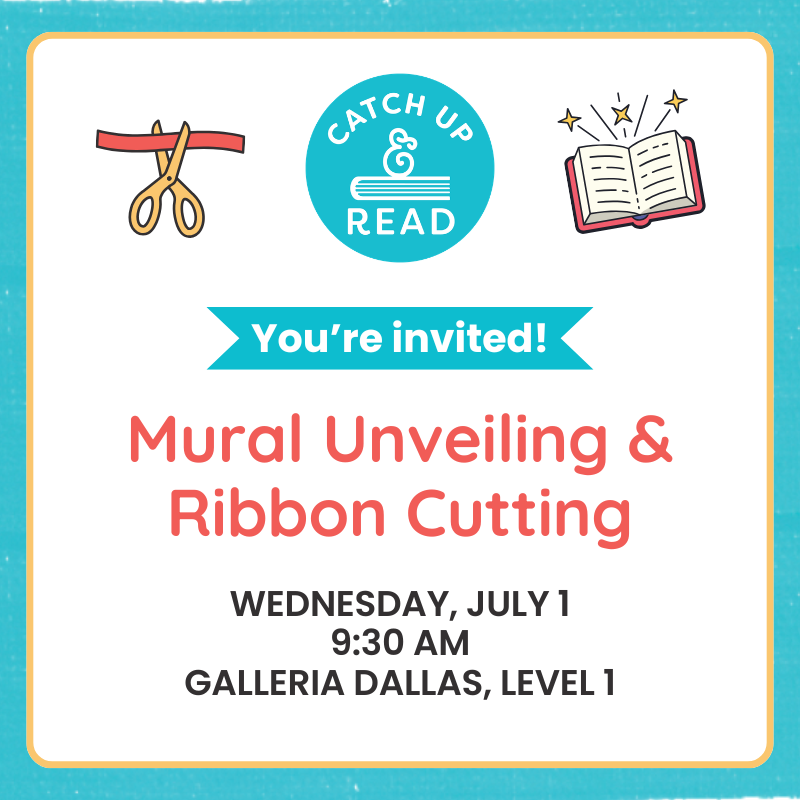 Catch Up &amp; Read Mural Unveiling &amp; Ribbon Cutting