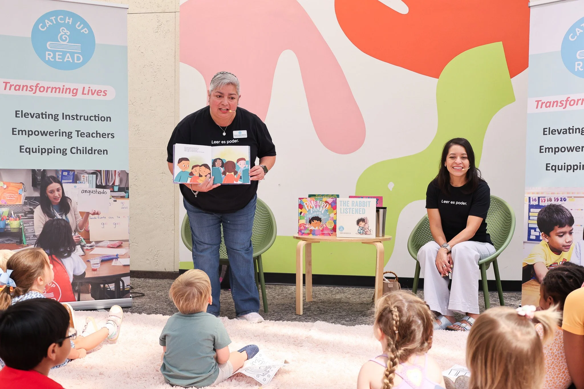 Today marked our final Galleria Dallas Read Aloud of the summer, and we couldn't think of a better way to end the series than with our Literacy Coaches, Diana and Cecilia, sharing stories with families. 📚💙

Thank you to everyone who joined us throu