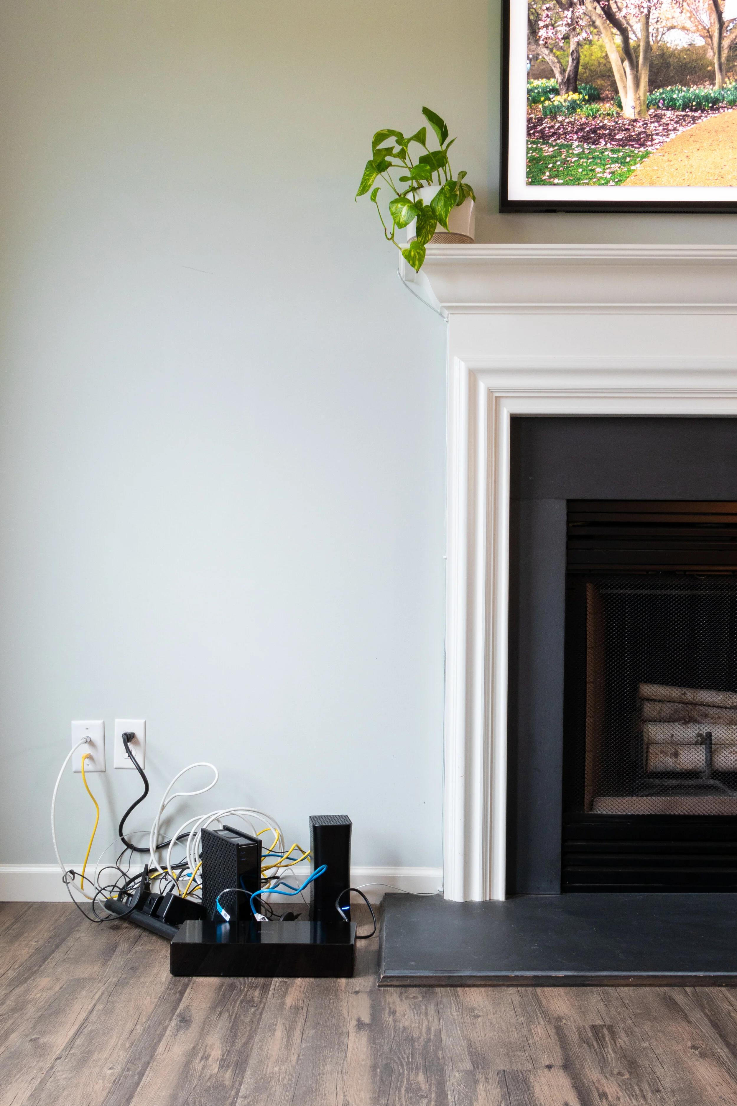 How to Hide TV Cables and Wires in the Living Room Video Tutorial