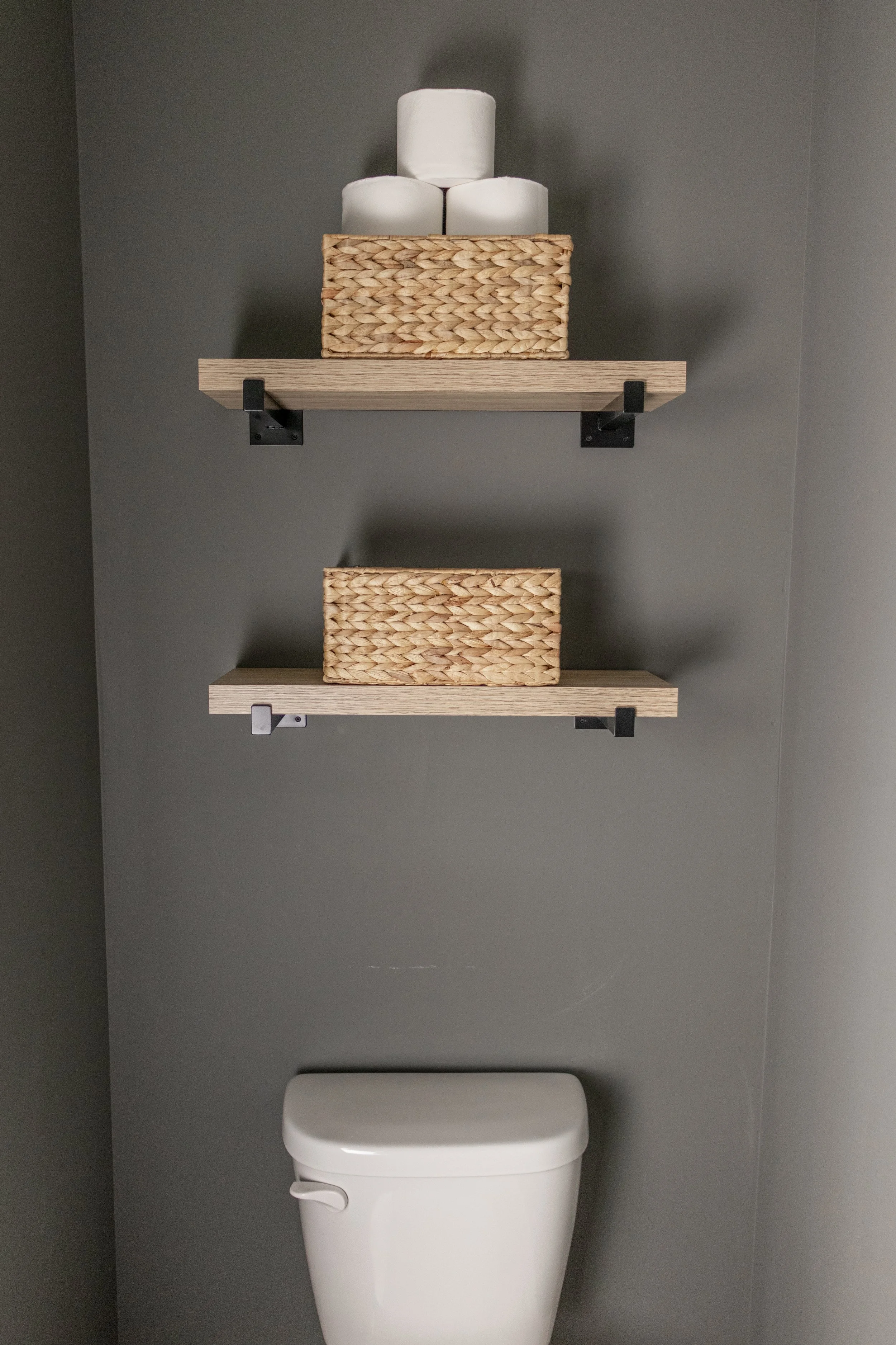 Floating Shelves Above The Toilet — Home with Marika