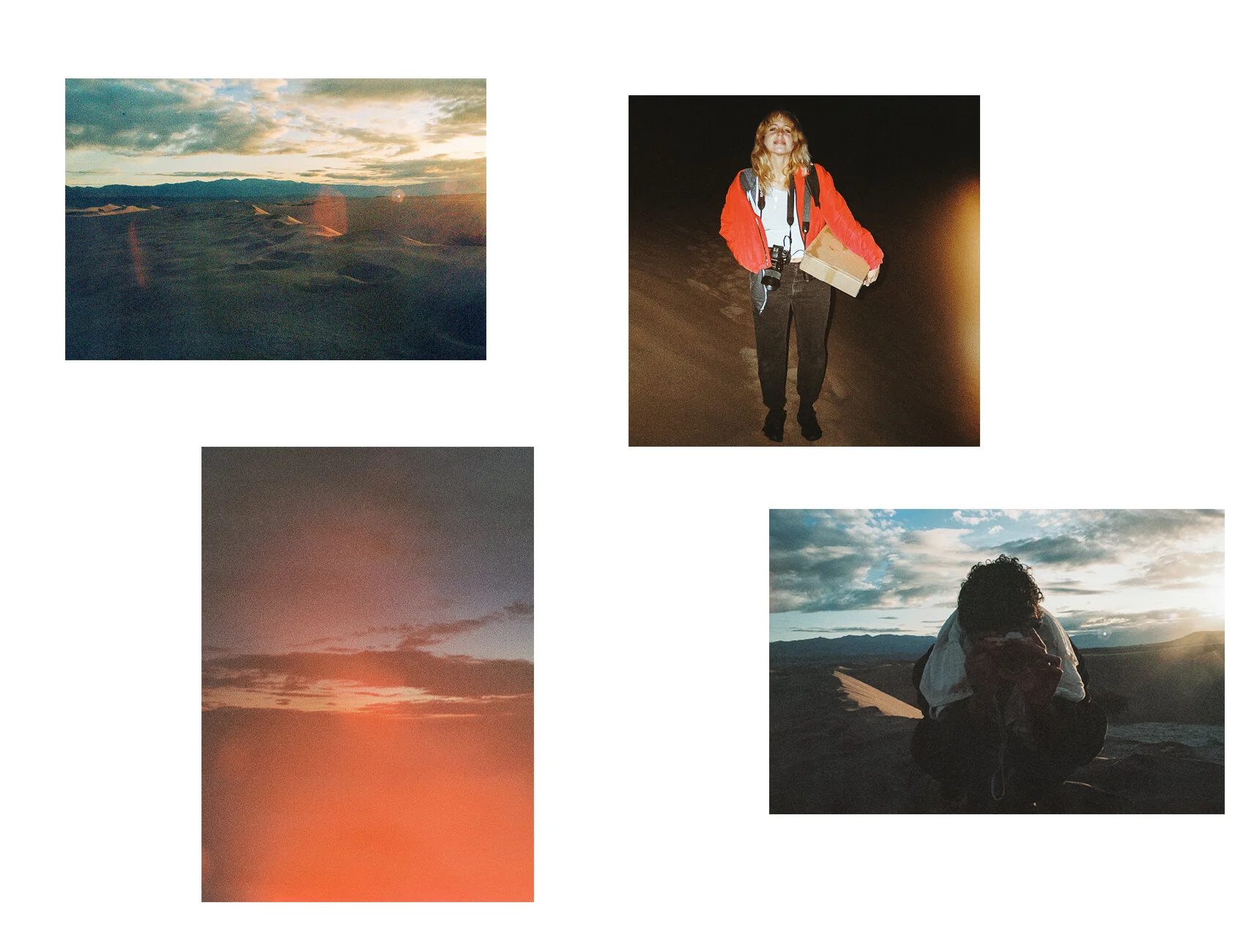 &nbsp;we spent the first few hours of our day drifting and floating and rolling and laying and creating in the dunes, and as the sun rose, the colors in the sky and sand just kept shifting and morphing from cool to warm tones and it was such a beaut…