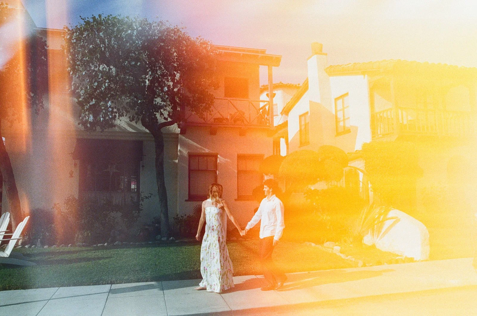 a long beach engagement session