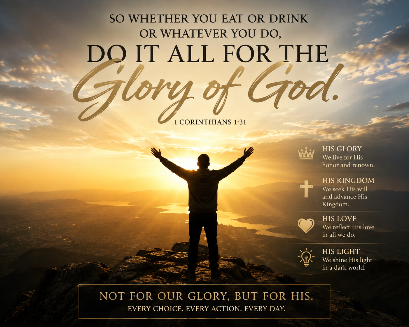 Glory in the Lord