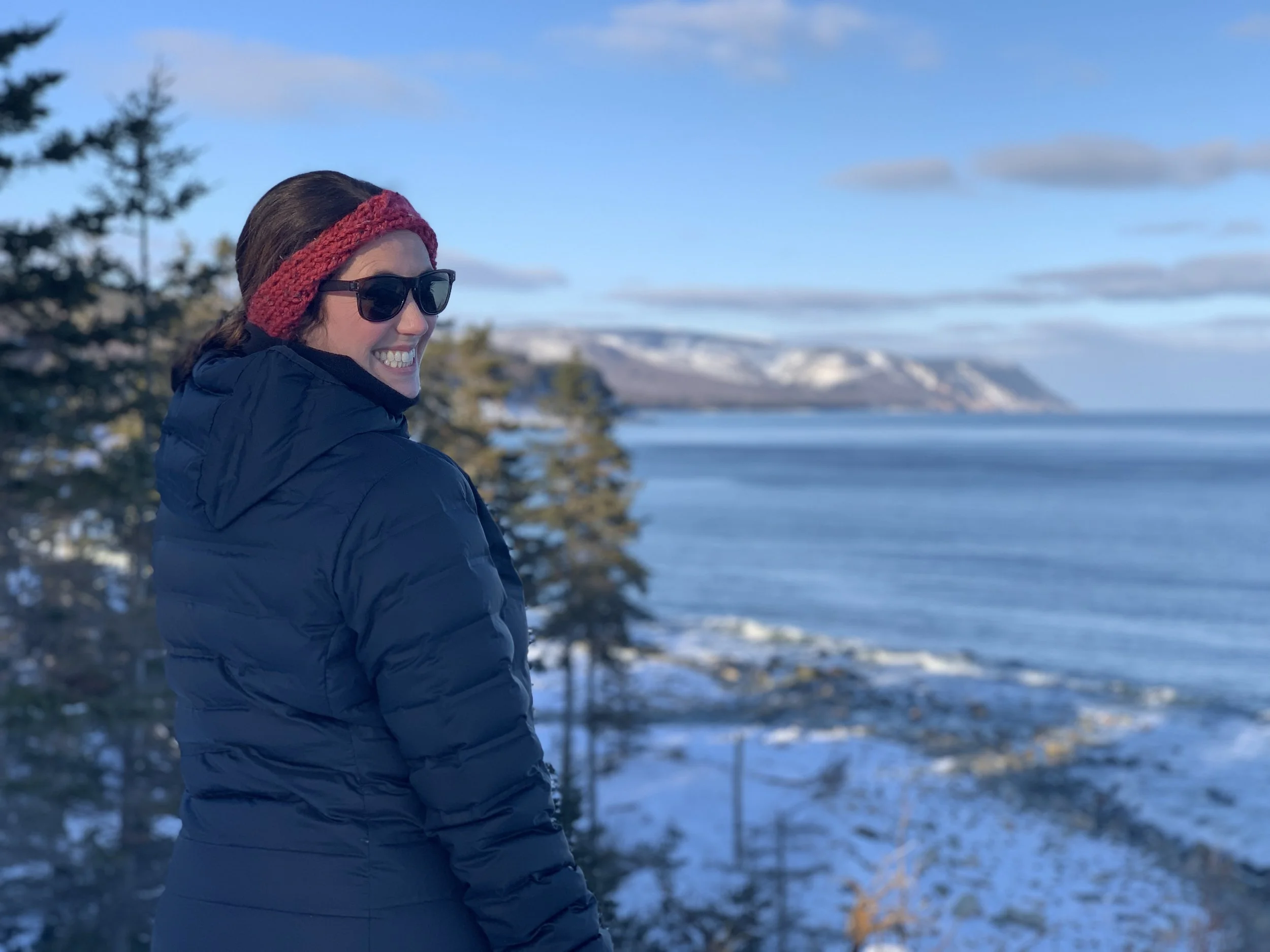 Snowshoeing with Erica