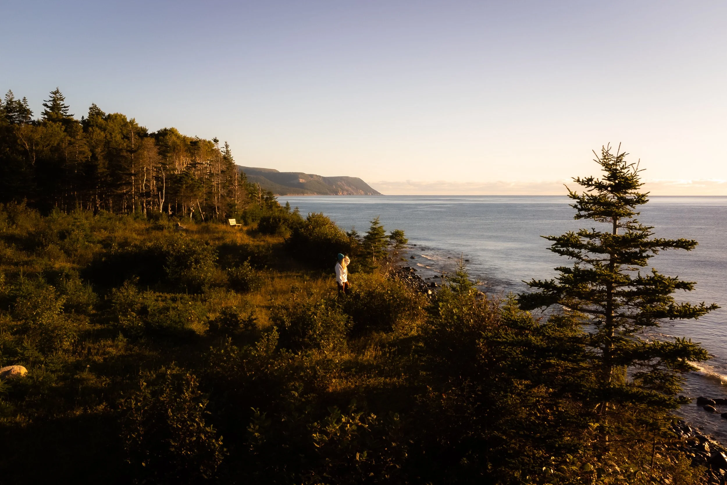 Look off to Cape Smokey