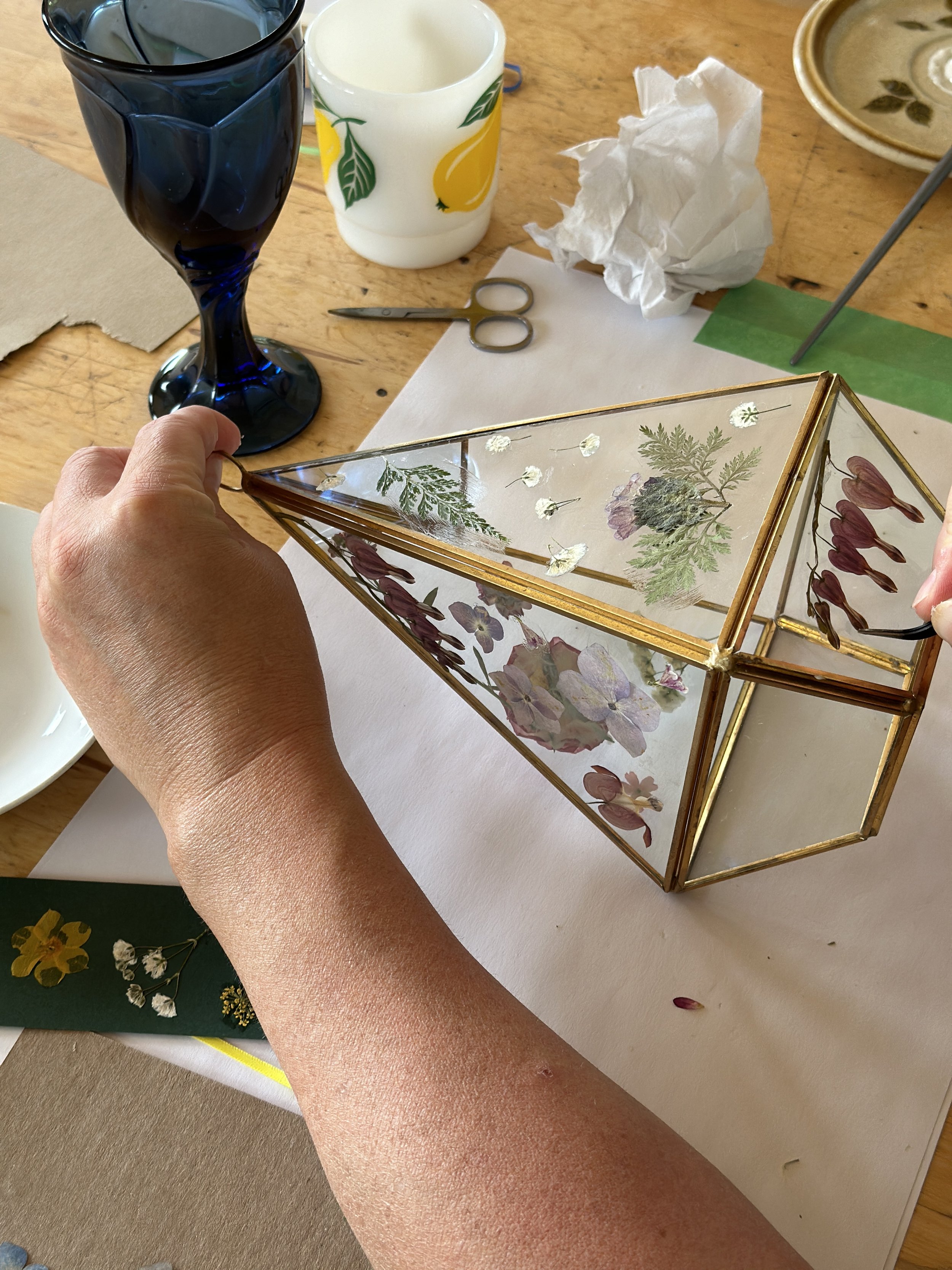 Pressed Flower Lantern WORKSHOP