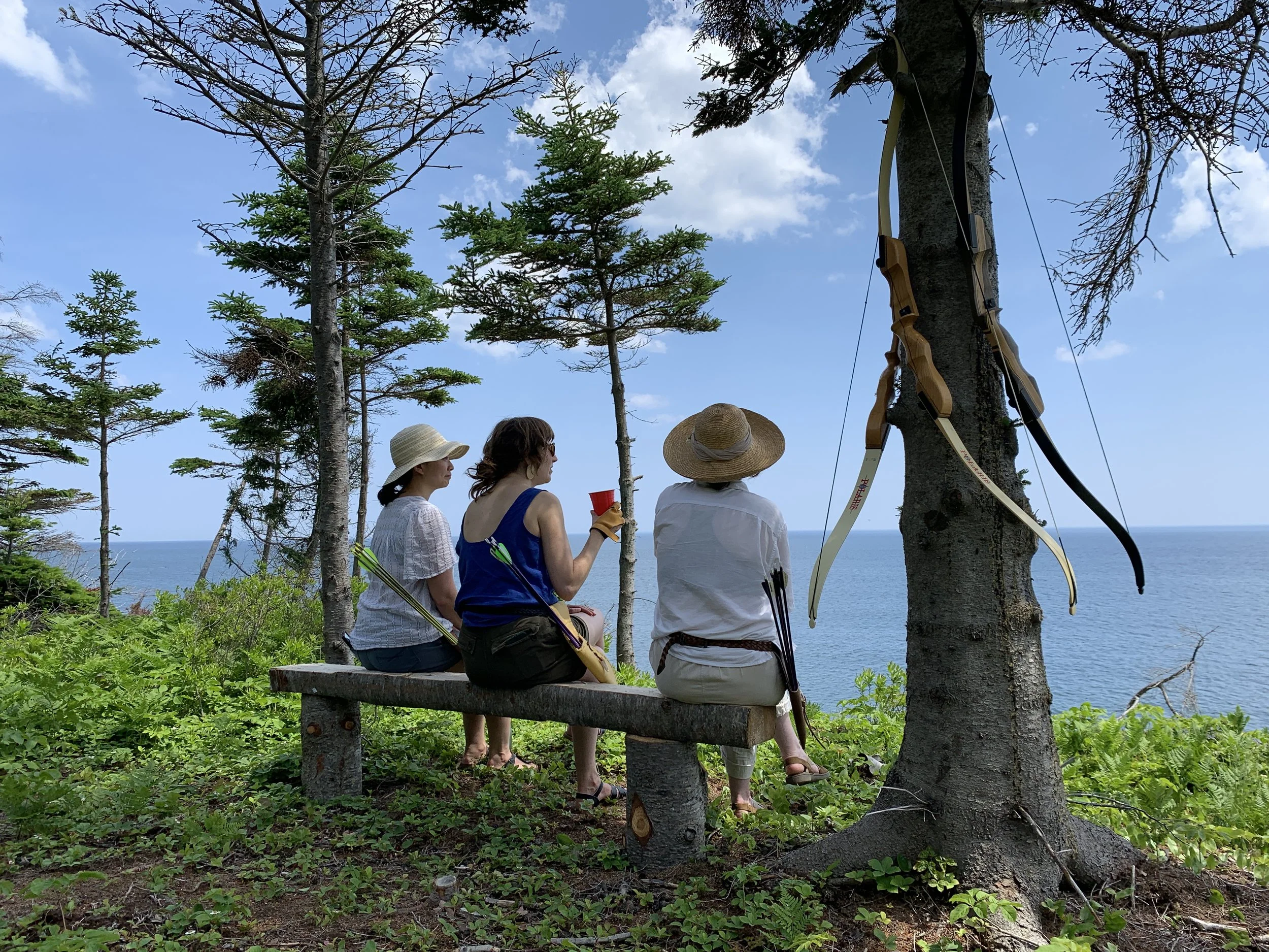 Summer Archery by the Ocean