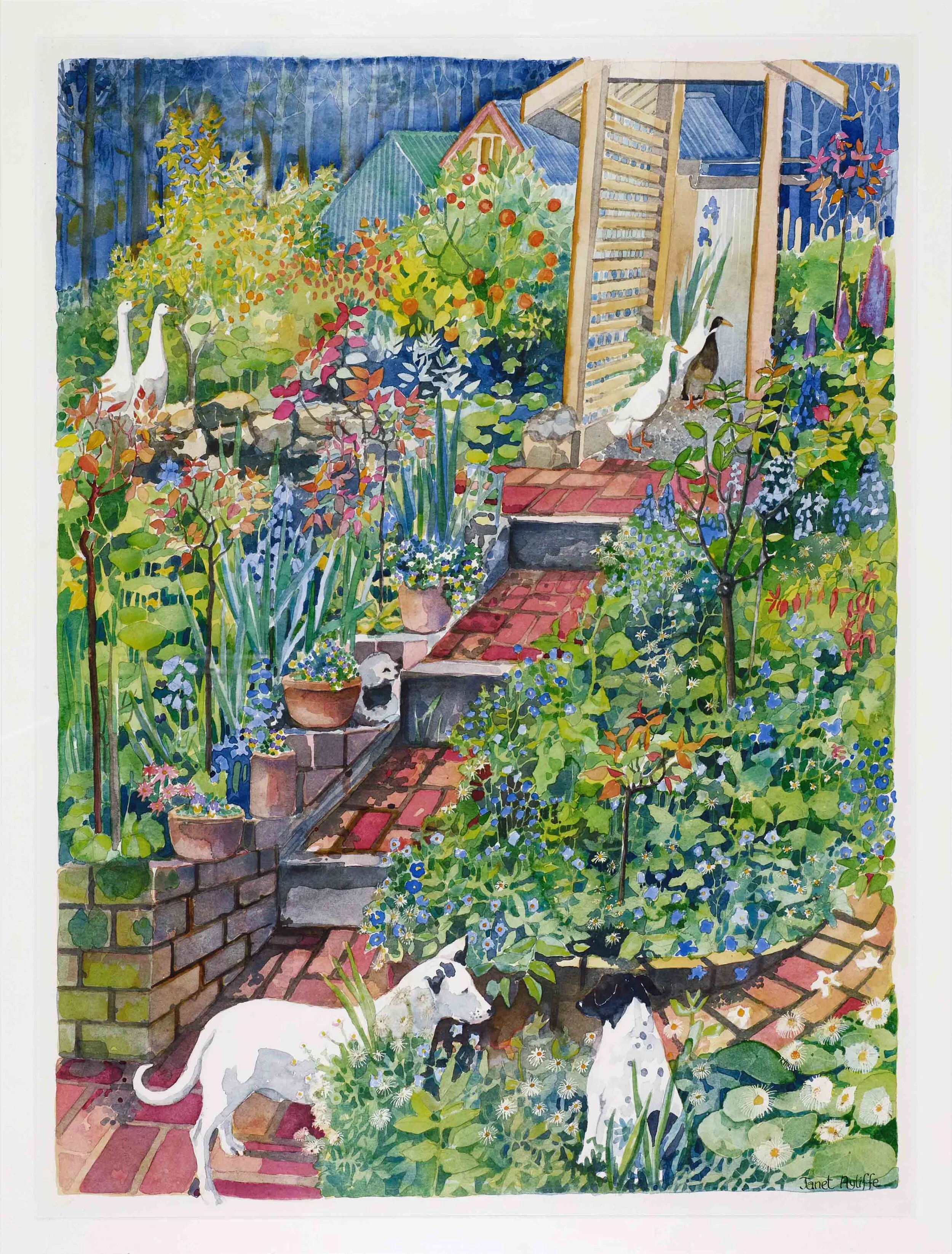 Albert and Milly consider the ducks - magnification.jpg