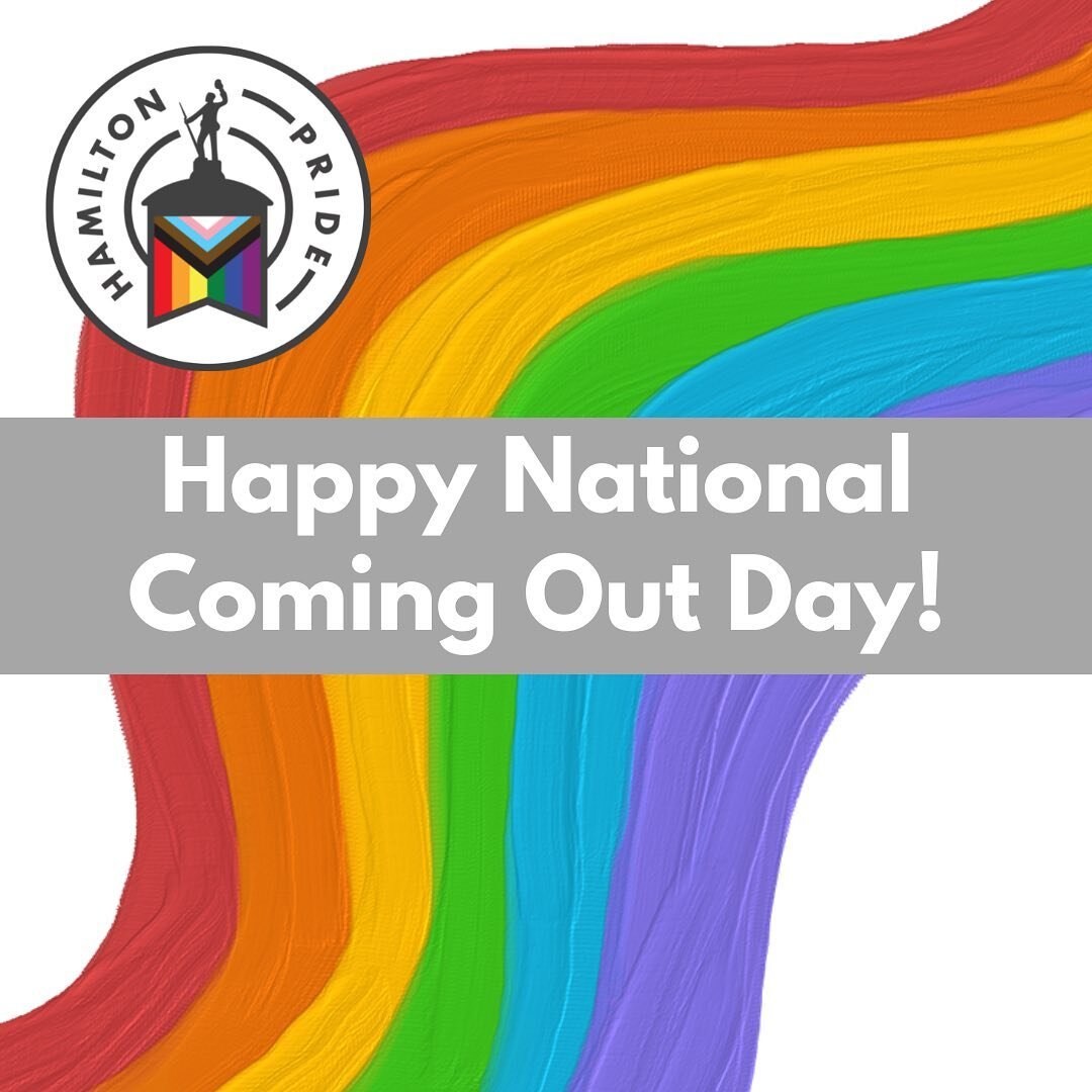 Happy National Coming Out Day! 

To everyone that has come out today - we are so happy for you and glad that you are able to express yourself and share who you are with the world.

To those who are not able to come out just yet - we celebrate you and