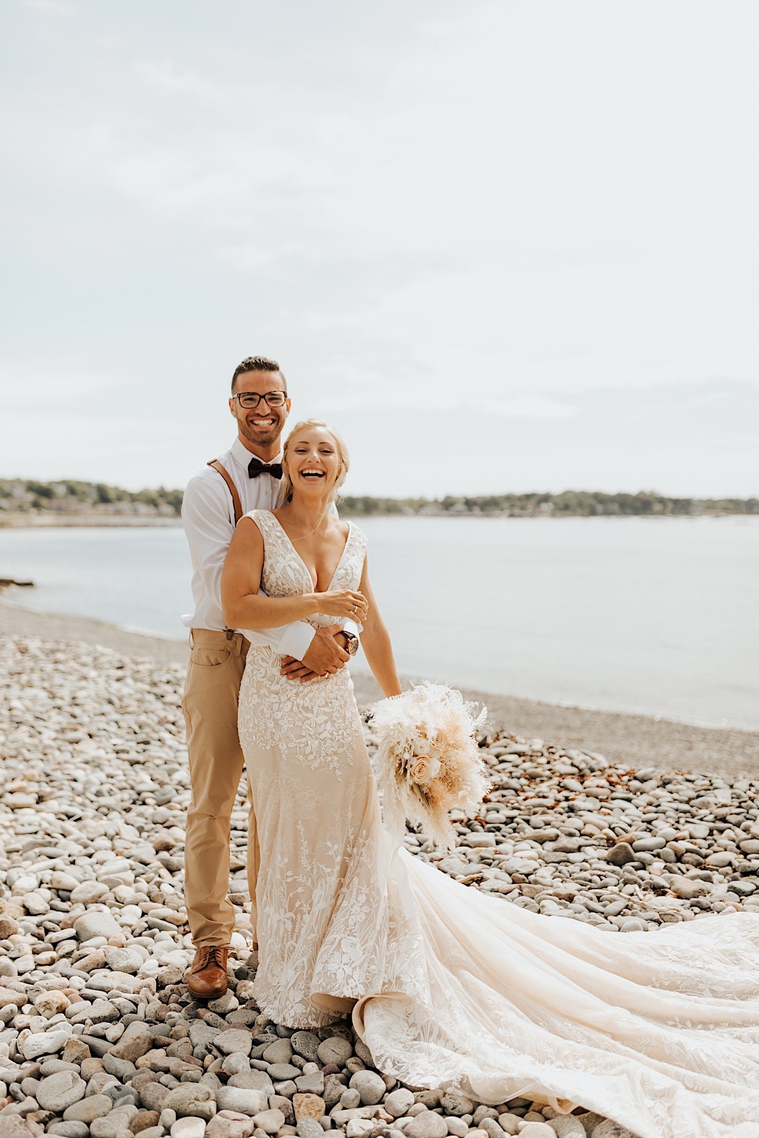 The oceanview of Nahant wedding