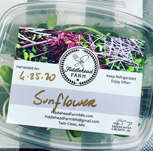 It&rsquo;s a perfect night to get some sunflower 🌻 in your life. Head on down to the @eastislesfarmersmarket today from 4-8 and grab a box. Today we have sunflower 🌻 Spicy Salad Mix 🥗 Mike Salad Mix 🥗 Pea Shoots 🌱 and some Radish. #belocalbuyloc