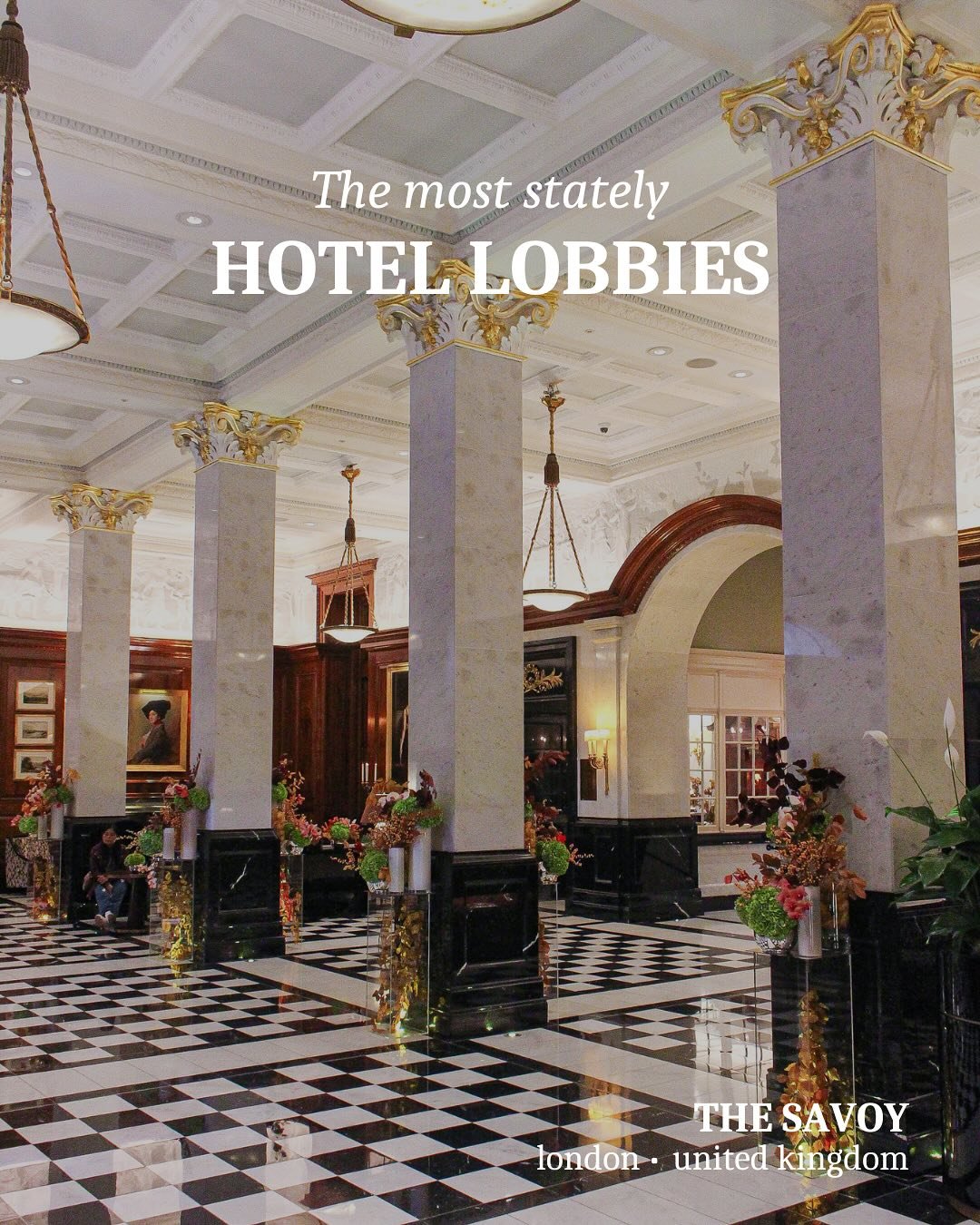 | first impressions count and these luxe hotels do not disappoint, leaving you in awe from check-in - swipe for some of the grandest hotel arrivals. 

Which are you adding to your bucket list? ✨ #TheLuxeHotelier

featured: @thesavoylondon @rixospremi