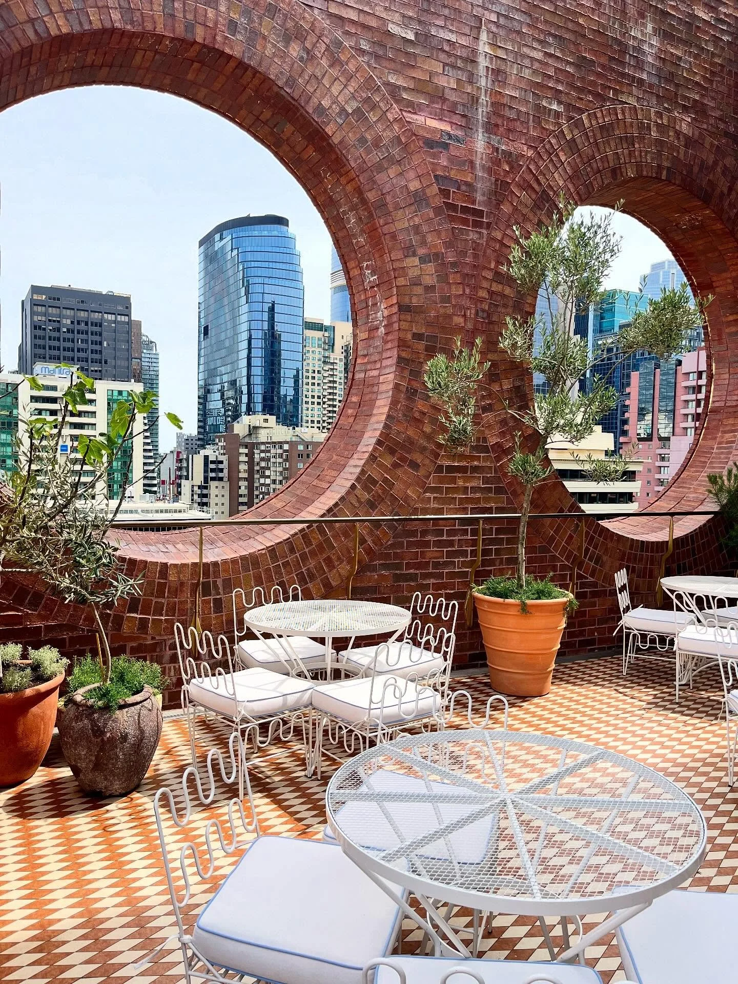 | checked-out and moving on (regrettably) from @HYDEMelbournePlace ✨

Once tearing myself from my suite I discovered a super cool, vibey rooftop space (@CleoMelbourne) and stunning, award-winning Portuguese restaurant (@MarmeloRestaurant), both worth