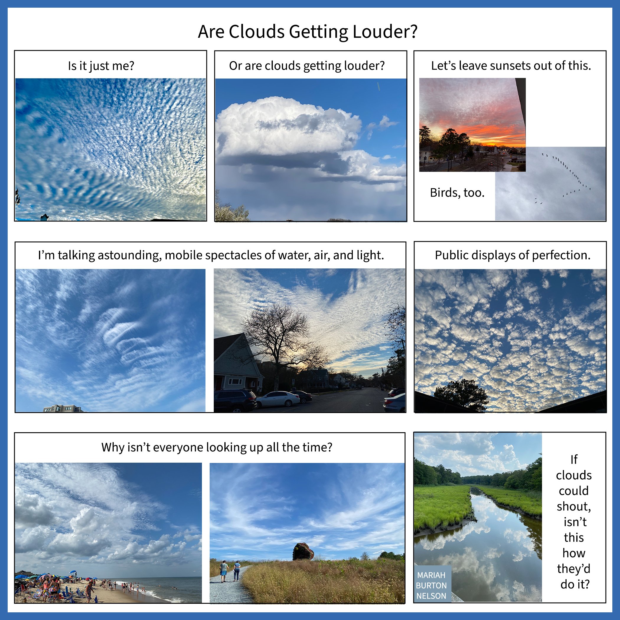Are Clouds Getting Louder?