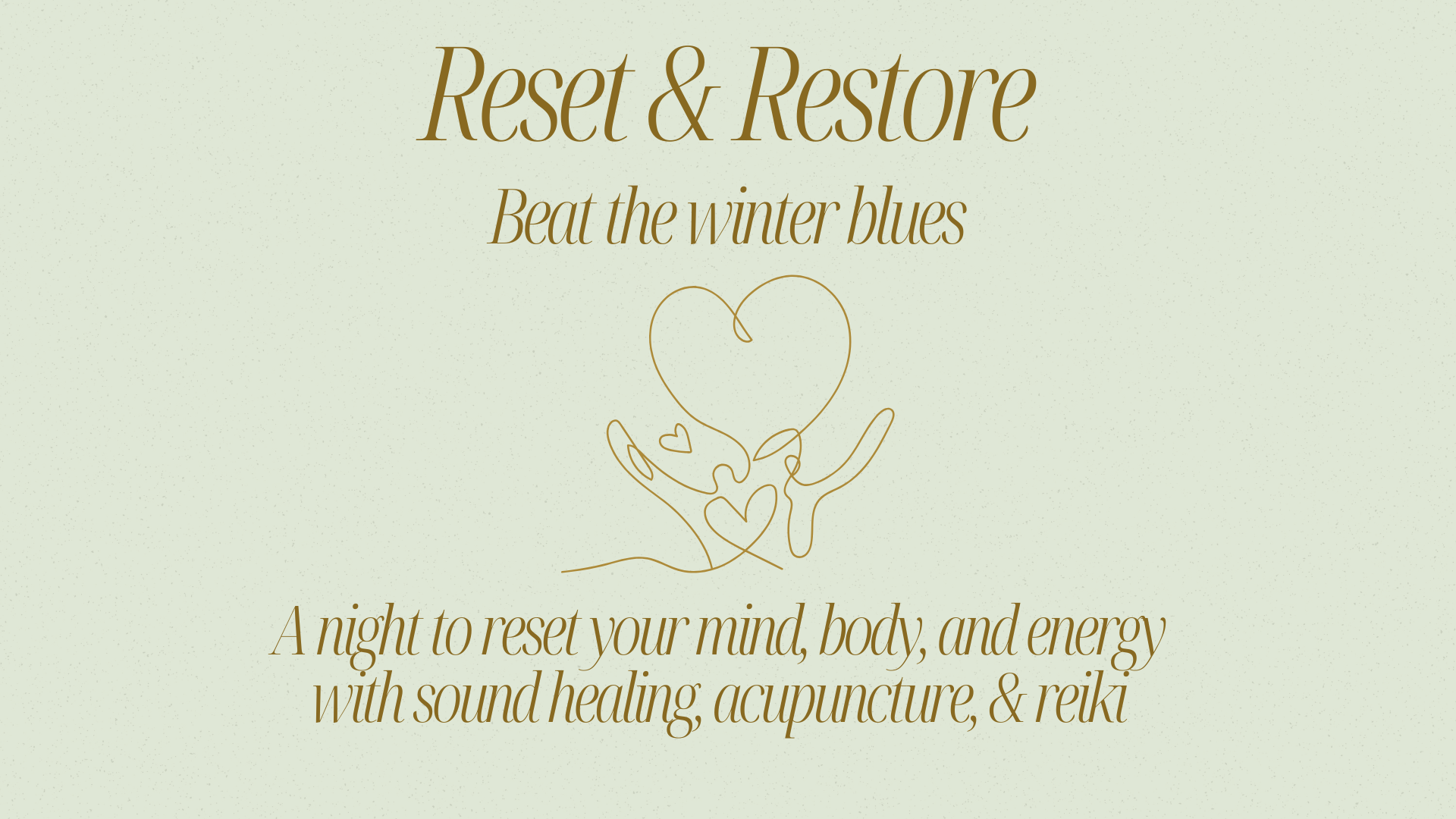 Reset & Restore