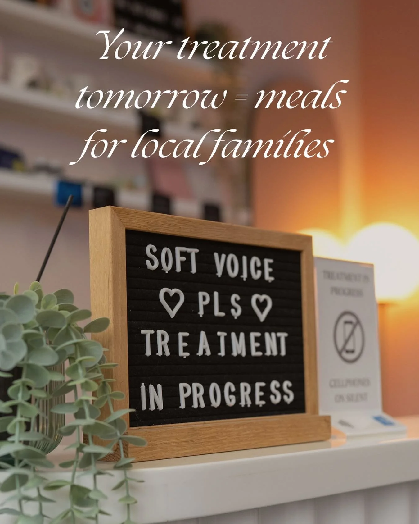 Tomorrow every treatment at LITE will give back to our community 💛

100% of the clinic proceeds from all appointments will be donated to a local food bank to help support individuals and families experiencing food insecurity. 

If you&rsquo;ve been 
