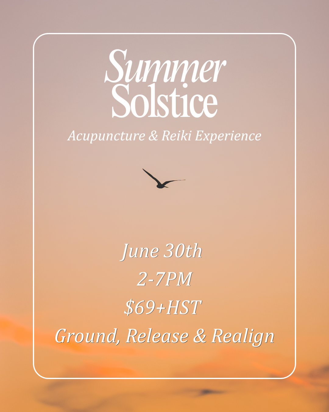 Summer Solstice: Acupuncture & Reiki Experience