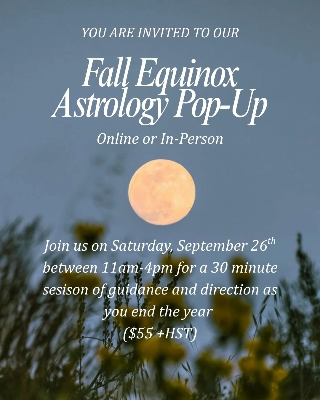 Feeling like things are shifting, but you can&rsquo;t quite put your finger on what it is? ✨

You&rsquo;re not imagining it.

We&rsquo;ve been moving through a powerful series of astrological events, with the energy building toward the Fall Equinox o