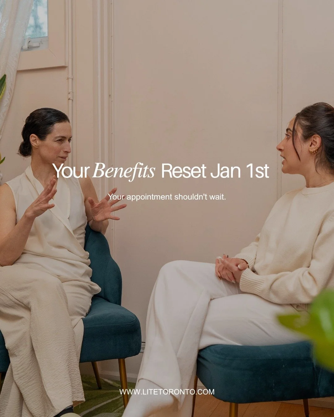 Your benefits don't roll over, and neither do our December time slots. 🗓️

Many insurance plans renew on January 1, which means any coverage you haven't used by then is gone. Whether it's psychotherapy, chiropractic, registered massage therapy, natu