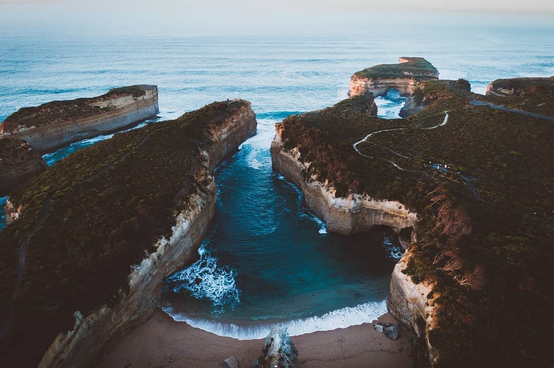 Warming up the feed with some summer tones from the Great Ocean Road