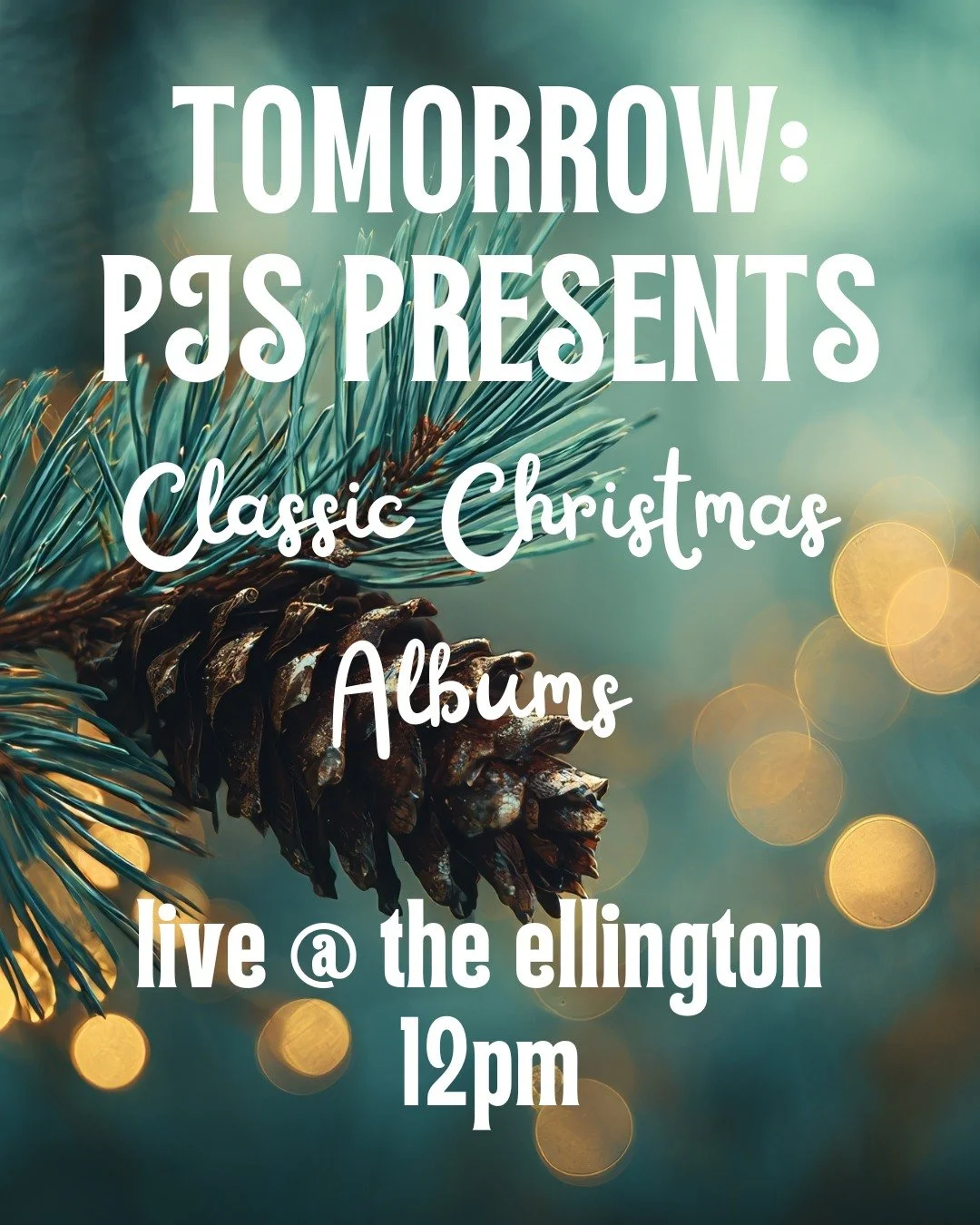 DON'T MISS OUT: PJS PRESENTS Classic Albums "A Charlie Brown Christmas" and "Ella Wishes You A Swinging Christmas"

📆 TOMORROW
🕛 Doors 12pm / Show 1pm
🎟 https://bit.ly/PJS-classic-christmas

Join us at @theellingtonjazzclub as 