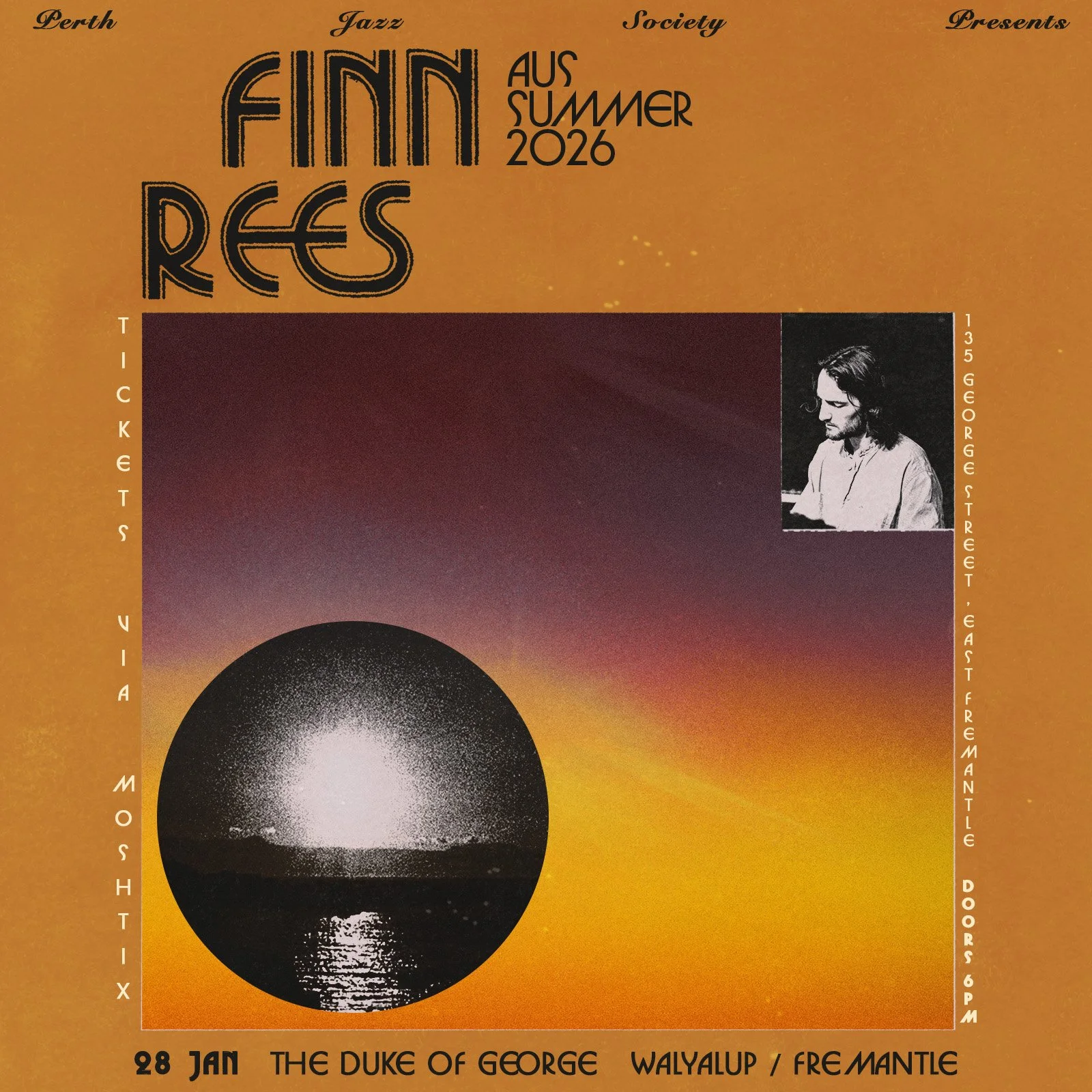 Don't miss out on UK based/Australian born FINN REES live at The Duke of George!

📆 28 January 2026
⏱️ 7:30pm
📍 The Duke of George, Fremantle 
🎟️ https://bit.ly/pjs-finn-rees | link in bio 🔗

#jazz #UKjazz #perth #perthjazzscene #perthjazz #perth