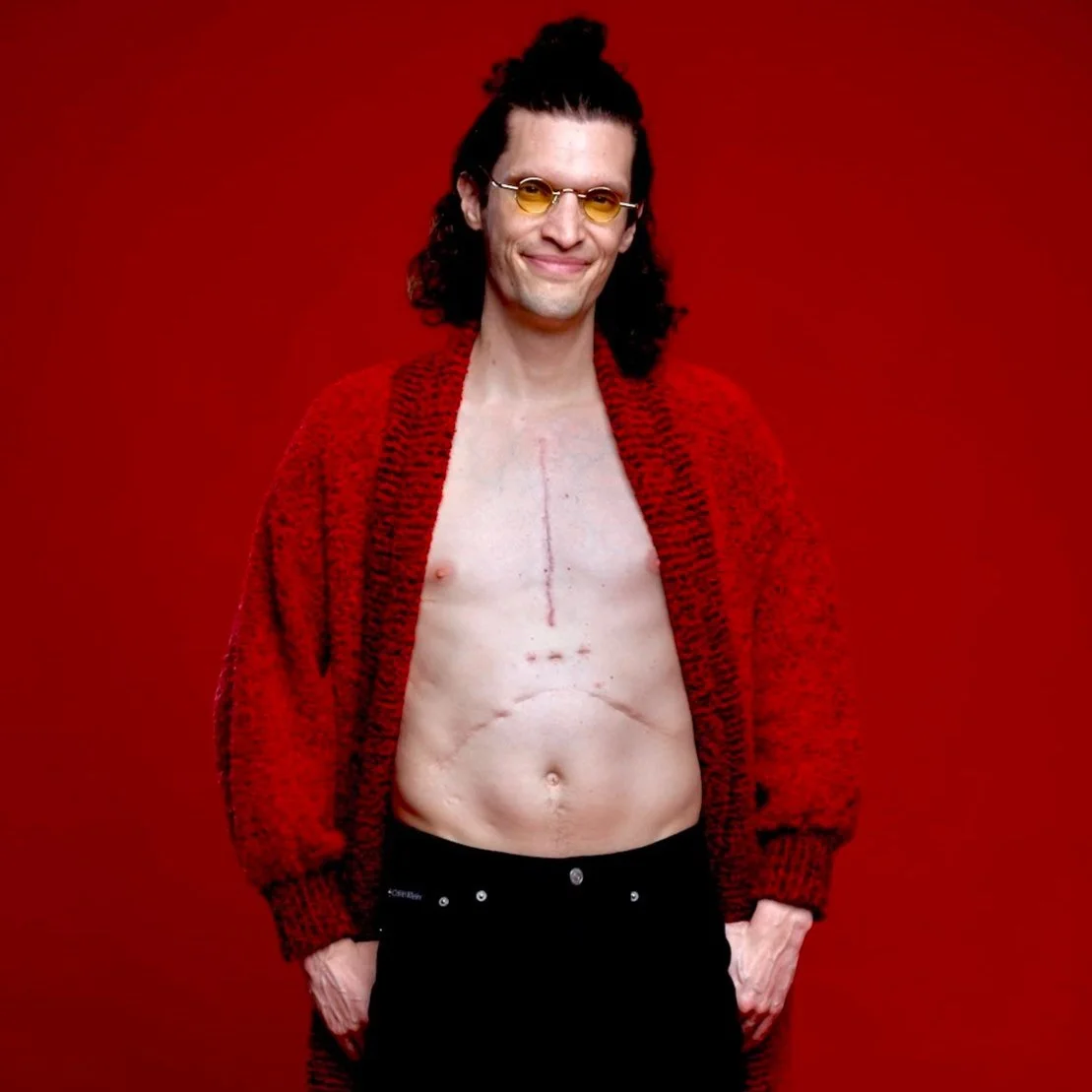 Post heart surgery photoshoot taken in Kansas City, Missouri for unreleased project. Photo taken by Vaughan Harrison on April 2, 2025.