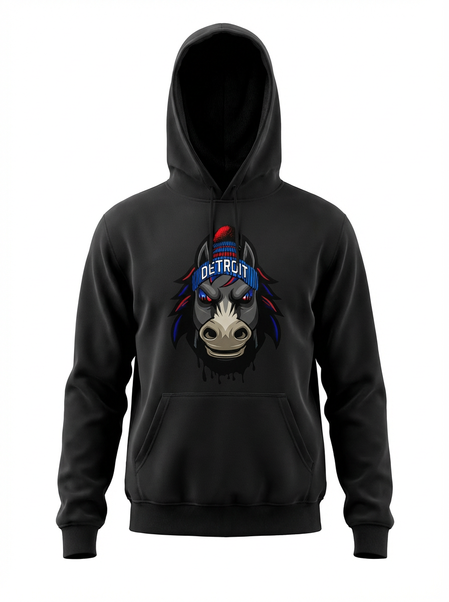Limited Edition- Motor City Horsey Hoodie