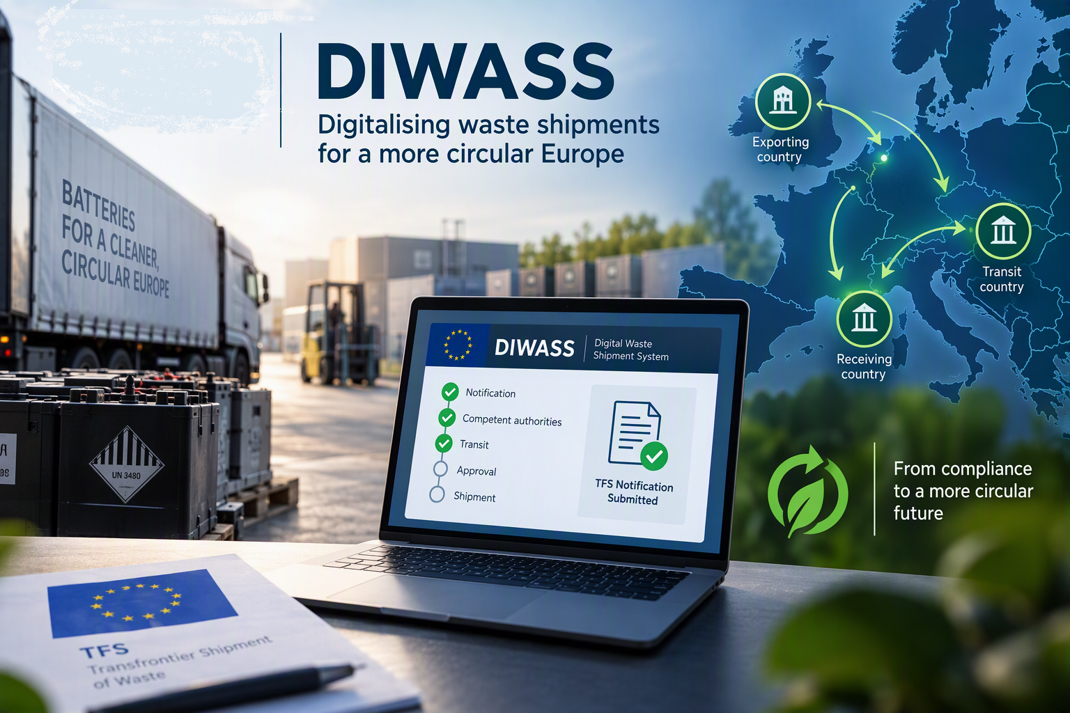 DIWASS implementation: first lessons learned from the European battery recycling sector