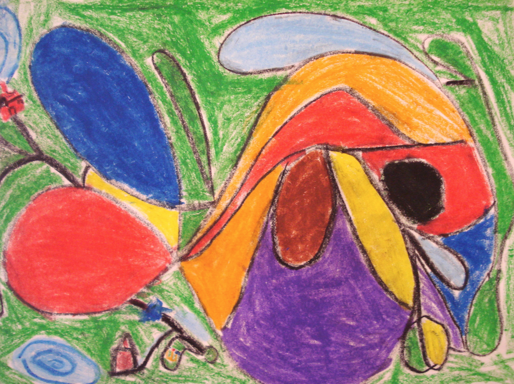 Early abstract influence at age 7 :)
