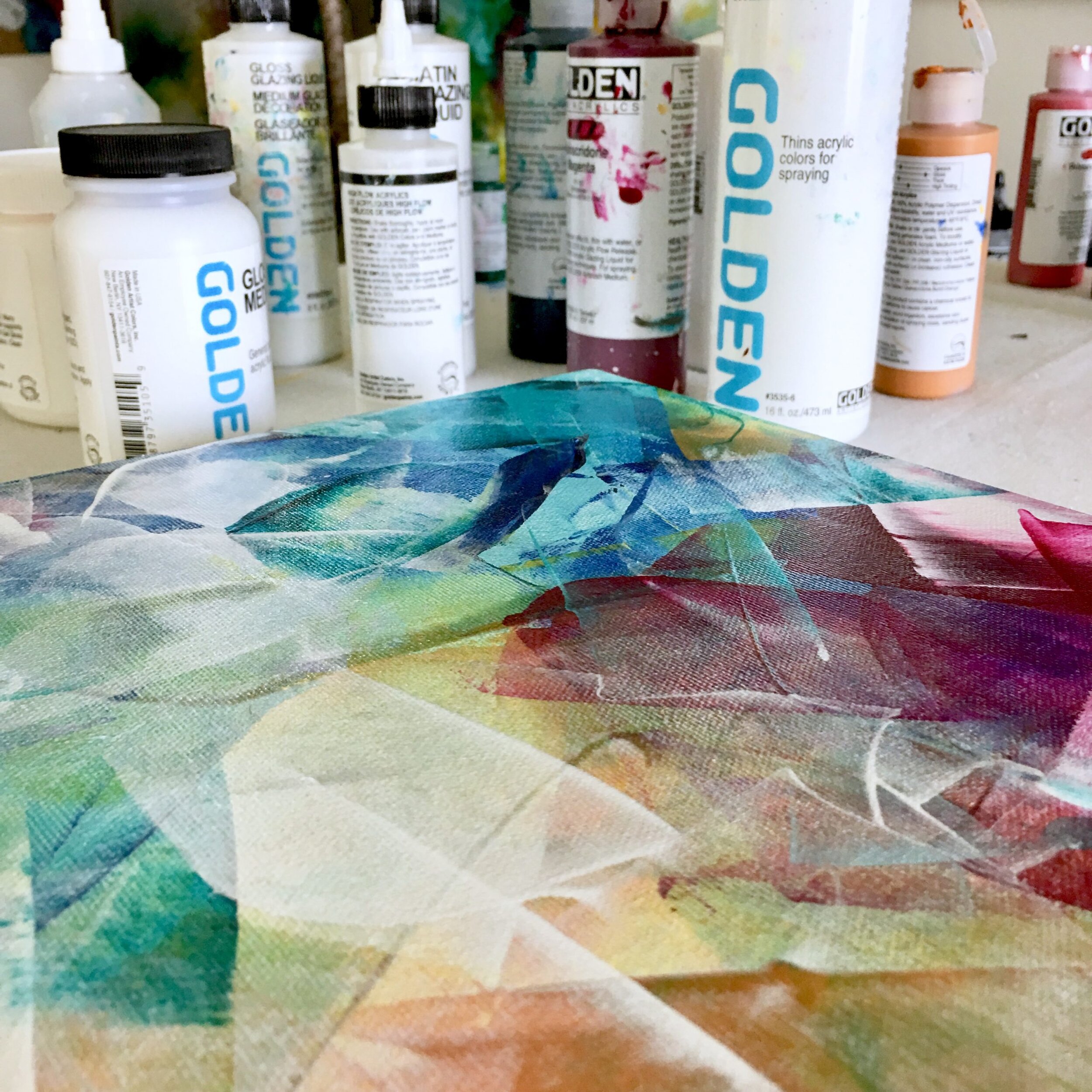 Using An Acrylic Painting Medium Equals Versatility, Flexibility and  Usability!
