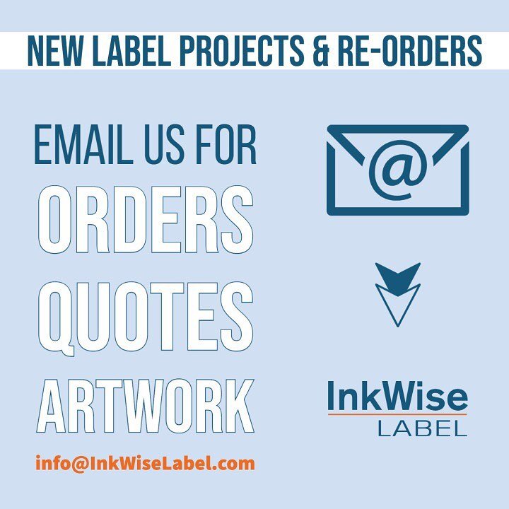 Looking to get a label quote, place an order or submit art? Our expert team with 25+ years of experience producing labels is here to help!

New projects or simple re-orders, the InkWise Label Team is here to get your label project done easily and don