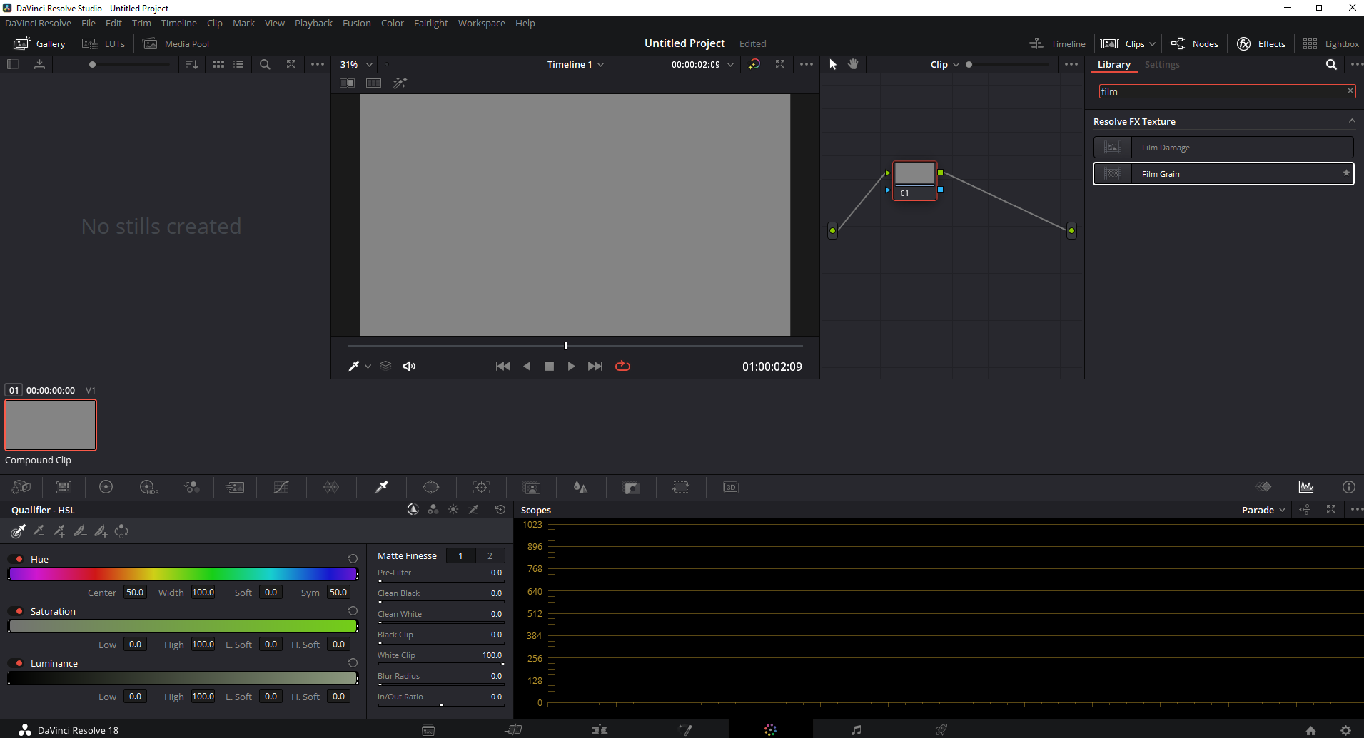 How to Add Film Grain in DaVinci Resolve